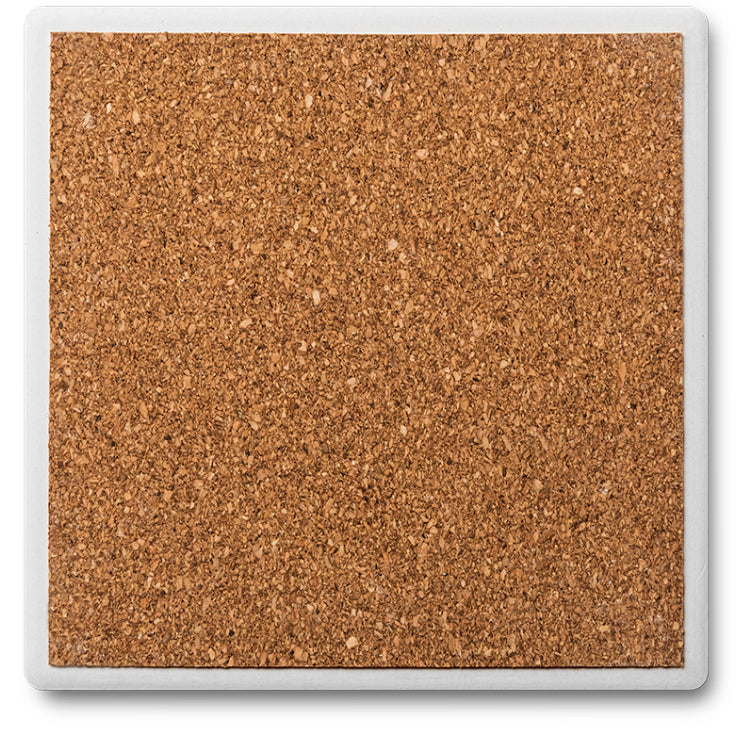 Personalized square coaster, single
