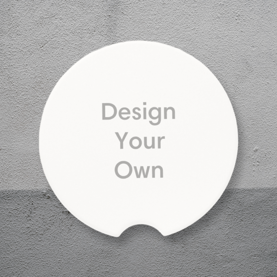 Personalized car coasters, set